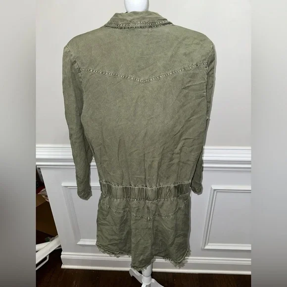 Young Fabulous & Broke River Raw Edge Cadet Green Romper sz L - Picture 12 of 16